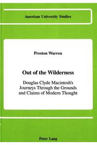 Out of the Wilderness