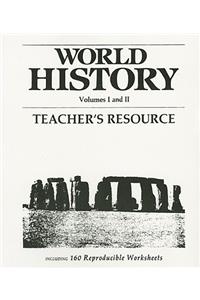 World History Teachers Resource Binder Vol One and Two 1989c