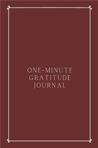 One-Minute Gratitude Journal