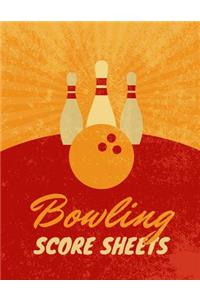 Bowling Score Sheets