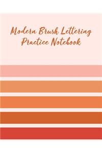 Modern Brush Lettering Practice Notebook