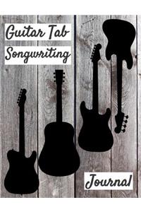 Guitar Tab Songwriting Journal