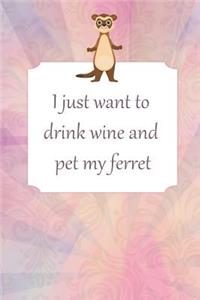 Thick Journal - Notebook (120 Pages) - Ferret Mom, Ferret Gifts