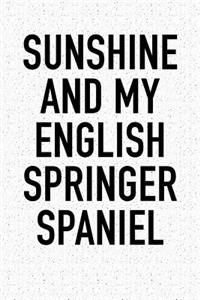 Sunshine and My English Springer Spaniel