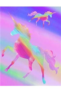 Rainbow Unicorns Notebook