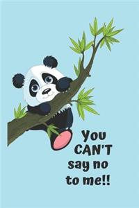 Panda Lovers Blank Lined Notebook Journal
