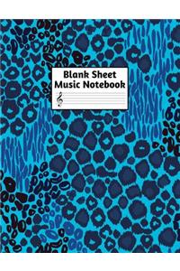Blank Sheet Music Notebook