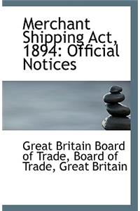 Merchant Shipping Act, 1894