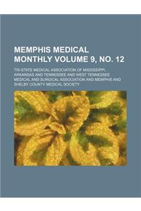 Memphis Medical Monthly Volume 9, No. 12