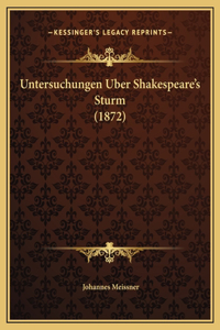 Untersuchungen Uber Shakespeare's Sturm (1872)