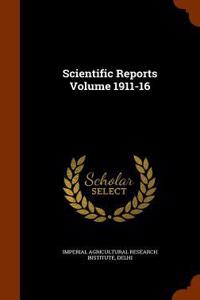 Scientific Reports Volume 1911-16