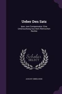 Ueber Den Satz