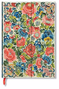 Pear Garden (Peking Opera Embroidery) Ultra Unlined Hardcover Journal