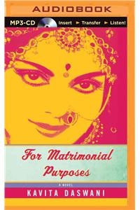 For Matrimonial Purposes