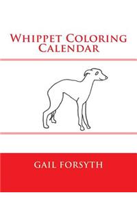 Whippet Coloring Calendar