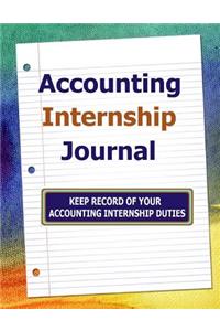 Accounting Internship Journal