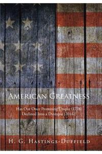 American Greatness