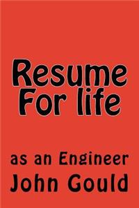 Resume For life