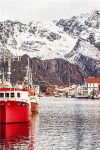 Henningsvaer Harbor in Lofoten, Norway
