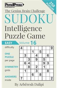 Sudoku Puzzle Books Volume 16. Easy. Sudoku Intelligence Puzzle Game