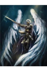 Angelic Knight Blank Sketchbook