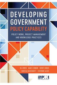 Developing Government Policy Capability