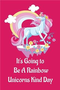Unicorn Notebook Journal and Sketchbook with Quote
