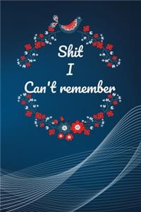 Shit I Can't Remember