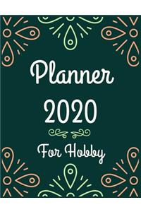 Planner 2020 for hobby