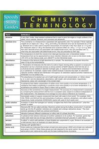 Chemistry Terminology (Speedy Study Guide)