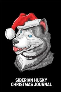 Siberian Husky Christmas Journal