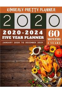 5 Year Planner 2020-2024