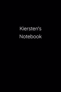 Kiersten's Notebook