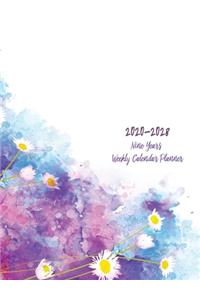 2020-2028 Nine Years Weekly Calendar Planner