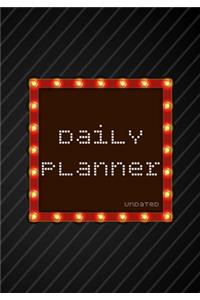 Daily Planner Undated