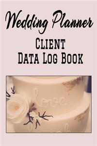 Wedding Planner Client Data Log Book