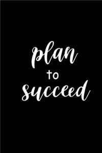2020 Weekly Planner Motivational Plan To Succeed 134 Pages