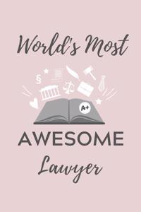 World's Most Awesome Lawyer