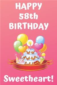 HAPPY 58th BIRTHDAY Sweetheart!