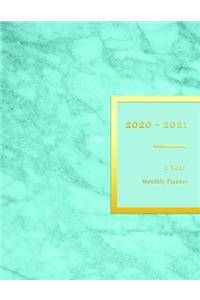 2020 - 2021 2 year monthly planner