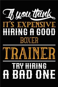 If you think it's expensive Hiring a good Boxer Trainer Try Hiring A Bad One