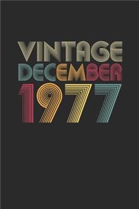 Vintage December 1977
