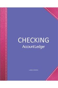 Checking account ledger - Large version