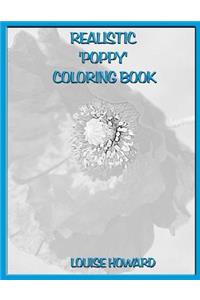 Realistic 'Poppy' Coloring Book