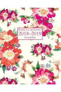 Weekly & Monthly 2018-2019 Planner