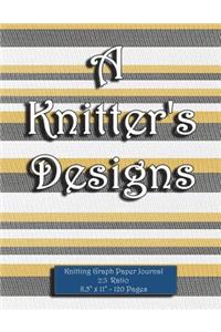 Knitting Graph Paper Journal. 2