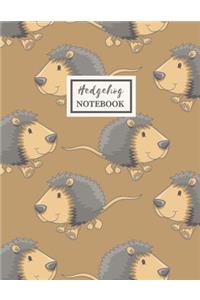 Hedgehog Composition Notebook - Back To School Journal For Boys