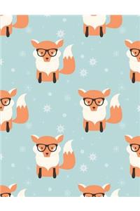 Fox Notebook White And Black Sketch Paper