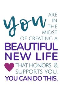 Beautiful New Life Blank Journal Notebook