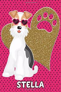 Foxy Life Stella: College Ruled Composition Book Diary Lined Journal